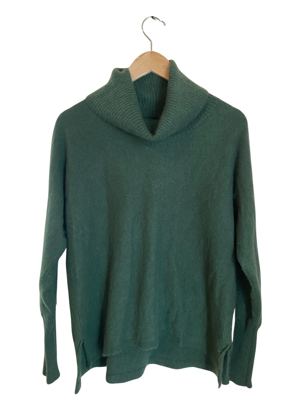 Lusso 100% Cashmere Sweater Green XL